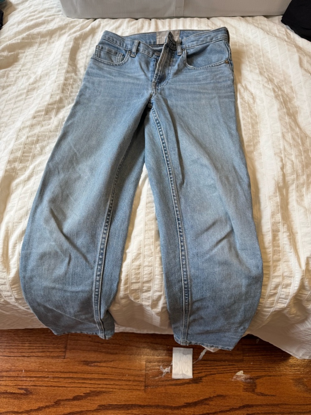 Everlane Light Blue Wide-Leg Jeans